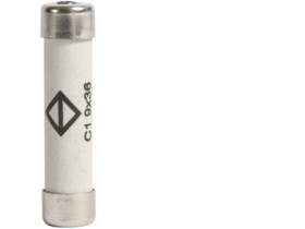 Wkładka bezpiecznikowa cylindryczna C1 9x36mm gG 16A 400VAC L936C1-16 HAGER