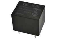 HF3FF/024-1ZST Przekaźnik 1 styk przełączny 24V; styki 10A, do druku (JQC3FF/024-1ZS)