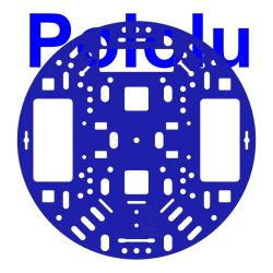 Pololu 5&quot; Robot Chassis RRC04A Solid Blue