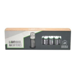 Lighthouse AA Alkaline Batteries 24 Pack