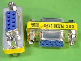 KOMPUTEROWE PRZEJŚCIE DB9 GNIAZDO/GNIAZDO MINI