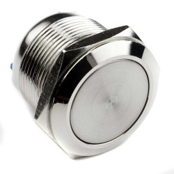 Przycisk chwilowy monostabilny wandaloodporny IP65 wodoodporny płaski 22mm