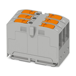 Blok rozdzielczy PTVFIX 2,5/3, szare złącze przemysłowe - 3 punktów przyłączeniowych o przekroju 2,5mm2 /10szt./