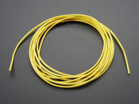 Adafruit Silicone Cover Stranded-Core Wire - 2m 26AWG Yellow