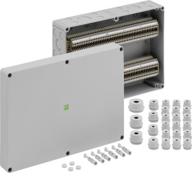 Spelsberg RK 4/100-100x4² Skrzynka rozdzielcza 254 x 360 x 111 aluminium szary 1 szt.