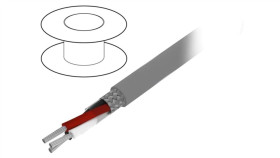 Przewód Na Rolce 30,5M Alpha Essential 3X28awg Pvc Ciemnoszary 600V 3303 Sl005