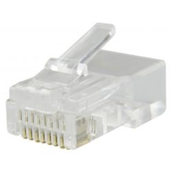 Wtyk modularny RJ45 8P8C kat.6 nieekranowany UTP drut NEKU WORECZEK 100szt.