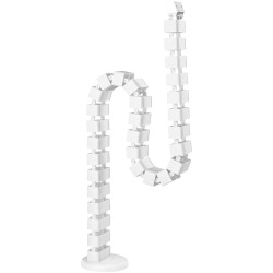 My Wall HZ42WL HZ 42 Cable Bundle Clip White 1piece Adjustable &amp; Neat