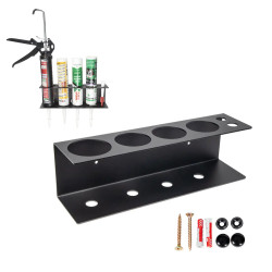 Uchwyt metalowy na kleje, silikony, tuby - 4 otwory