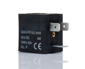 Cewka zaworu elektromagnetycznego 12 V DC RS PRO Zawór sterujący elektromagnetyczny 01 V
