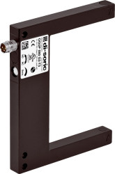 Czujniki fotoelektryczne Optyczne widełkowy Di-Soric NPN, PNP zakres 80 mm