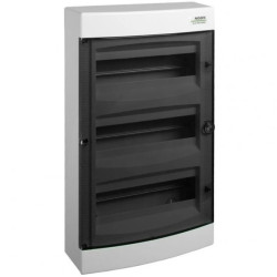 Rozdzielnica modułowa 4x18 natynkowa IP40 drzwi przeźroczyste PNS