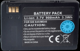 Replacement battery for Siemens, ME45 / S45 / S45i, Li-Ion, 900