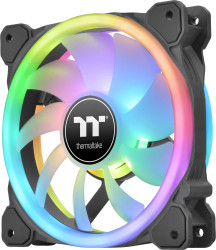 Thermaltake CL-F138-PL14SW-A Wentylator do obudowy PC czarny (S x W x G) 184 x 149 x 182 mm z podświetleniem LED, z możl