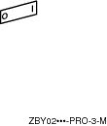 Etykieta oznacznikowa8x27mm, do ramki do mocowania etykiet 30x40mm, O-I ZBY02178