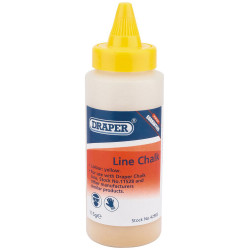 Draper 42983 Plastic Bottle of Yellow Chalk for Chalk Line (115g)