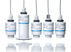 Radar falowodowy Radarowy pomiar poziomu Montaż ścienny PVDF 5 → 300m