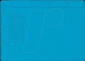 AS19 Silicone work mat, 350 x 250 mm, antistatic