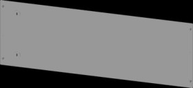 Separating plate, back, rectangular, sheet steel, (W x H x D) 800 x 350 x 1.5 mm, 8PQ5000-4BA51
