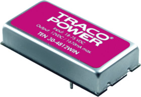 DC converter, 9-36 VDC, 30 W, 1 output, 1.5 VDC, 80 % efficiency, TEN 30-2407WIN