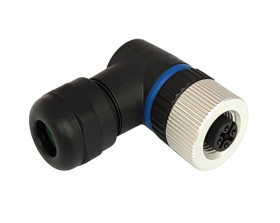 Złącze wielostykowe przemysłowe 8-pinowe M12, panelowe Gniazdo Bulgin