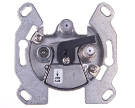 Berker/B.Kwadrat Gniazdo antenowe RTV 2xSAT końcowe mechanizm 53455331