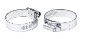 Opaska zaciskowa średnica wew 35 → 50mm ślimakowa RS PRO Stal nierdzewna szerokość 12mm