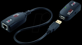 UA0207 USB 2.0 Cat.5 Extender, Up to 50 meters