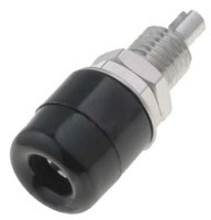 BAN-G-32C Gniazdo bananowe, laboratoryjne duże - czarne 32A