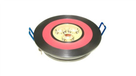 Downlight Led Power Cufe 1W*3+2W Biały Ciepły+Czer