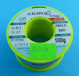 Sn99,3/Cu0,7 0,75mm 500g BO ELTIN SPOIWO