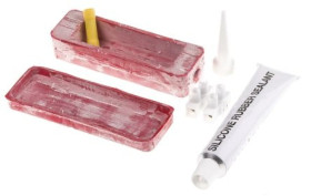 Zestaw muf formowanych grzewczych 130 x 75 x 130mm, RS PRO