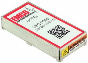 Przetwornica DC-DC, 2.4mW, Uwe 5 → 12 V DC, Uwy 2kV, Iwy 1μA, XP Power