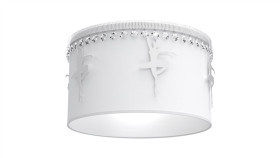 Lampa Wisząca Girona Kolor Piaskowy/Nikiel Metal/Aluminium, Tworzywo...