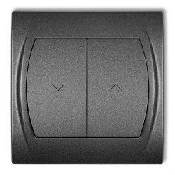 LOGO Łącznik żaluzjowy grafitowy 11LWP-8