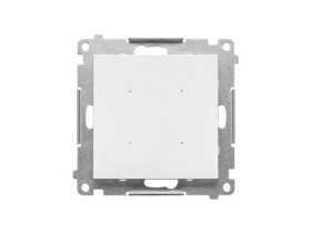 SIMON 55 Elektroniczny łącznik pojedynczy z funkcją przycisku lub łącznika czasowego 16 A 230 V biały mat TEW1.01/111 KONTAKT SI