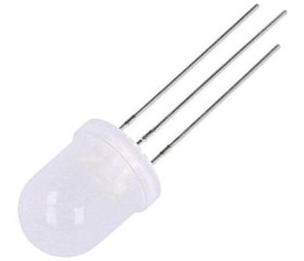 L-799EGW dioda LED 8mm, dwukolorowa czerwono - zielona, wspólna katoda