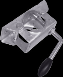 Trailer - support wheel clamp, for 48-mm tube diameter
