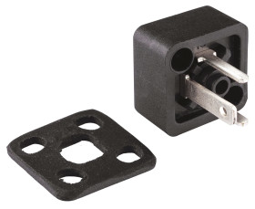 Złącze zaworu elektromagnetycznego DIN 43650 2P+E 250 V AC Męski Przewlekany RS PRO