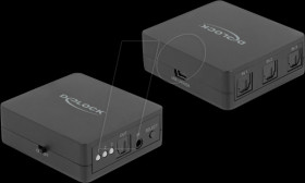 63395 TOSLINK switch 3x TOSLINK in > 1x TOSLINK out, IR remote control