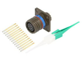 Złącze militarne rozmiar 11 MIL-DTL-38999 Series III D38999/20WB35SN