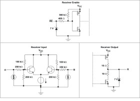 4-channel M-LVDS receiver