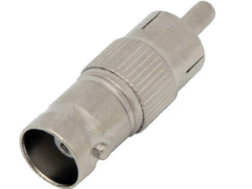 PRZEJŚCIÓWKA WTYK RCA CINCH NA GNIAZDO BNC