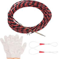 LINKA STALOWA DO PRZECIĄGANIA KABLI 10m.