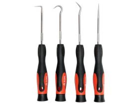 Komplet 4 sztuk haczyków z rękojeścią