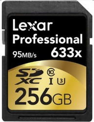 Karta SD SDXC, 256 GB SLC, Lexar Professional 633x