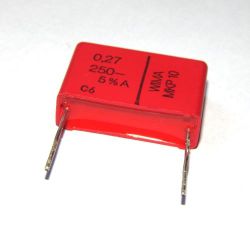 Kondensator 270nF 250V 5% MKP10 WIMA 18mm x 26mm x 8mm