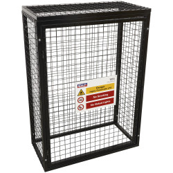 Sealey GCSC319 Safety Cage - 3 x 19kg Gas Cylinders