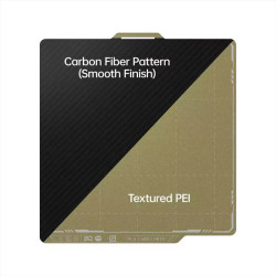 BIQU podkładka adhezyjna 257x257 mm Teksturowany PEI × Gładki PET do drukarek Bambu Lab P1P / P1S / X1C / A1