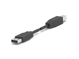 Kabel USB Złącze A USB A Złącze B USB B dł. 2m Przewód USB USB 2.0 kolor: Czarny